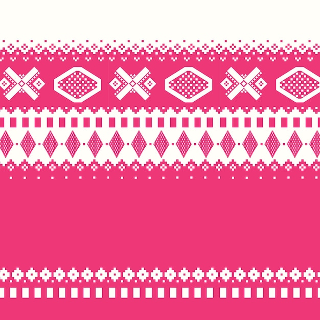 Векторный рождественский узор вязаный фон xmas зима текстура вязать бесшовный принт свитер