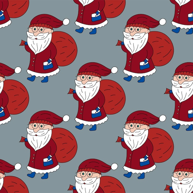 Vector vector christmas seamless pattern