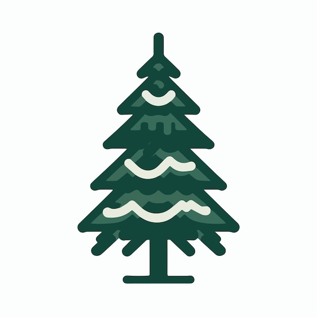 Vector vector christmas tree icon