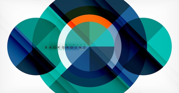 Vector vector circle abstract background