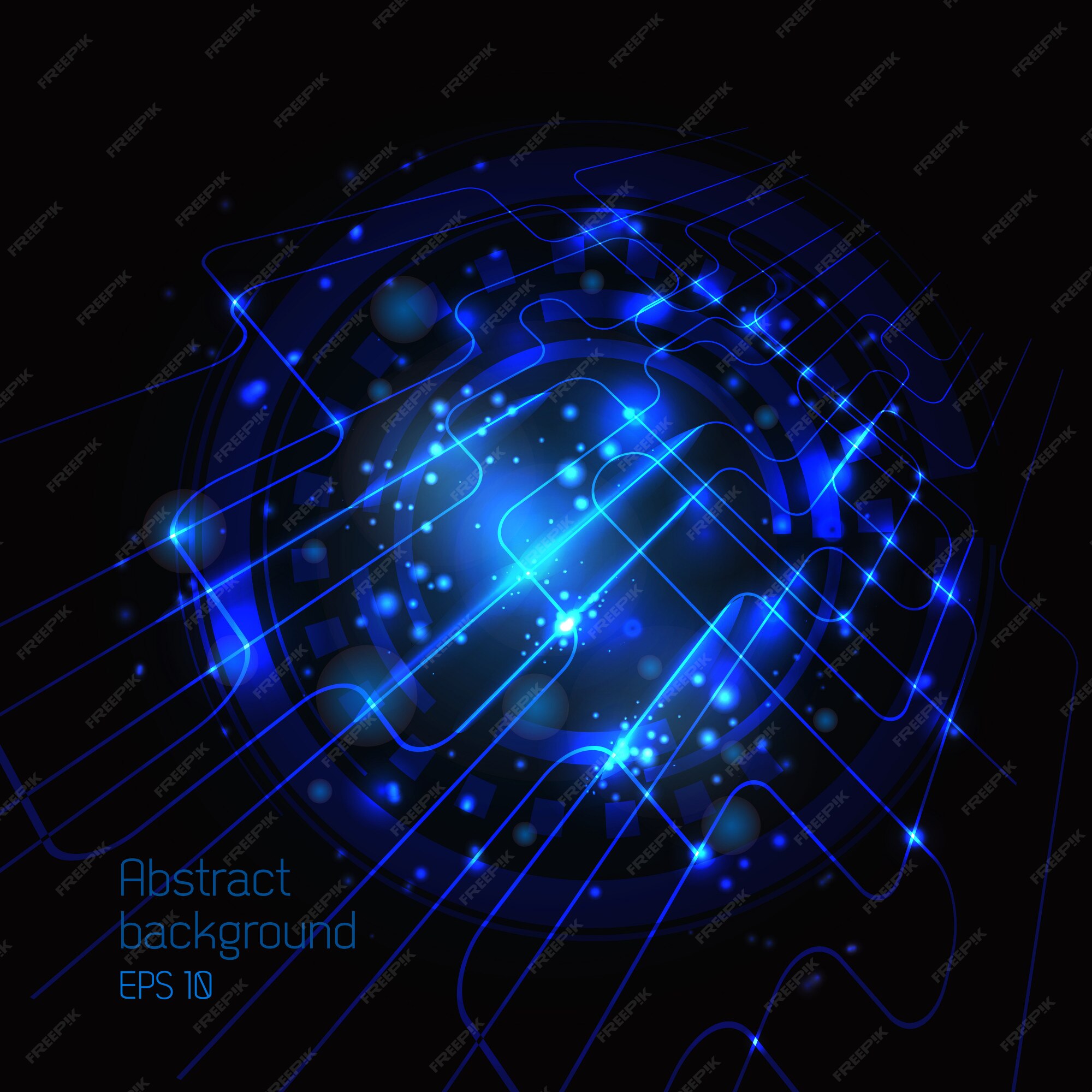 Premium Vector | Vector circuit board