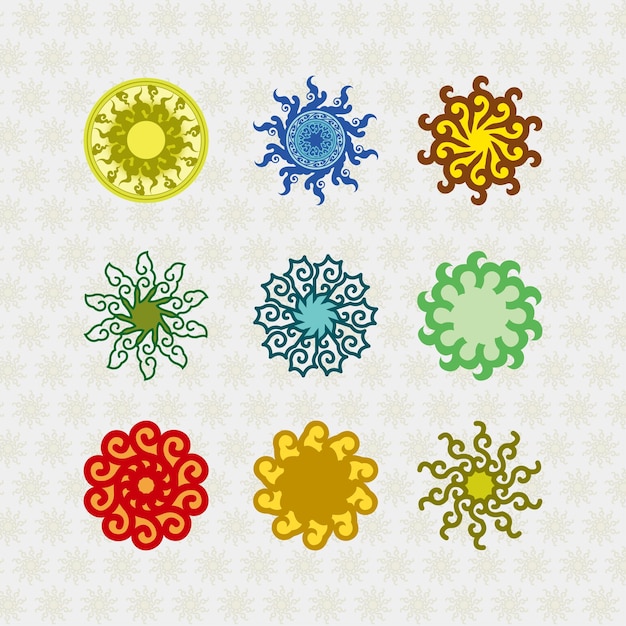 Vector vector circular pattern