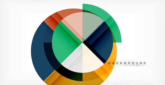 Vector cirkel abstracte achtergrond