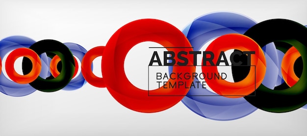 Vector cirkels abstracte achtergrond