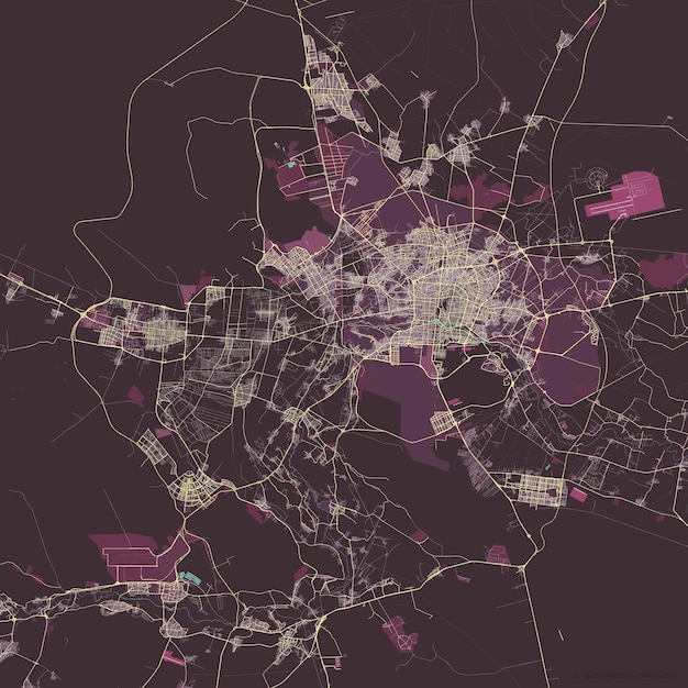 Вектор Векторная карта города исфахан иран