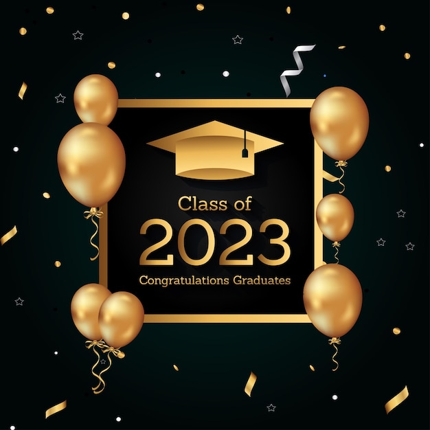 Vector class of 2024 gradient background