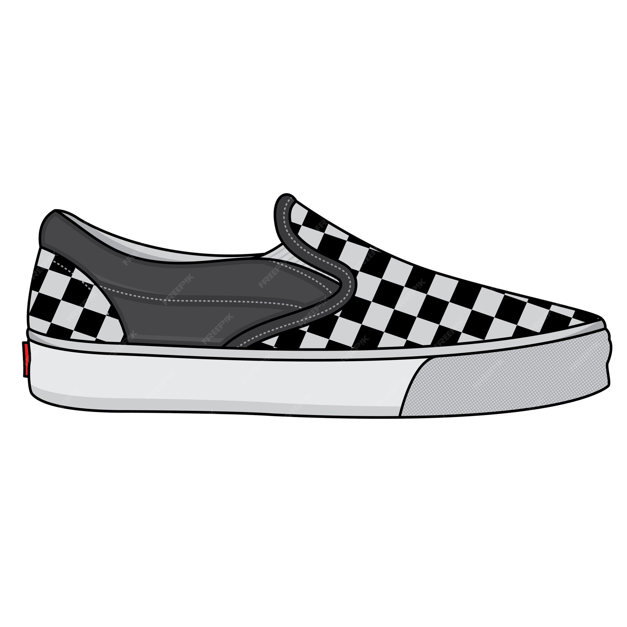 Premium Vector | Vector of classic chess design sneakers