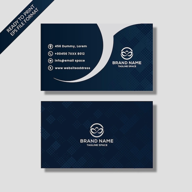 vector clean style Creative  business card template