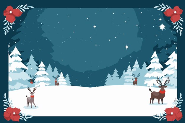 Vector clip art christmas element frame background banner wallpaper