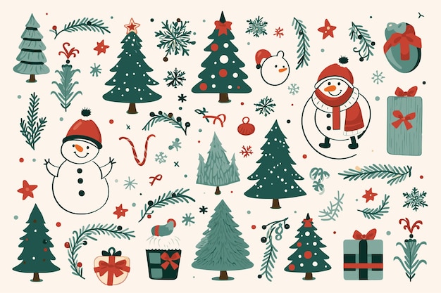 Vector vector clip art christmas element frame background banner wallpaper