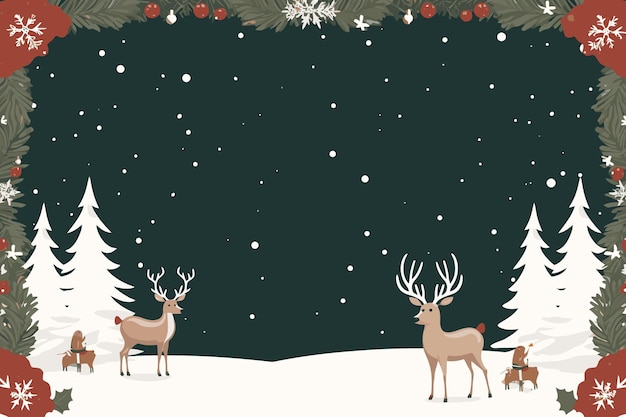 Vector vector clip art christmas element frame background banner wallpaper