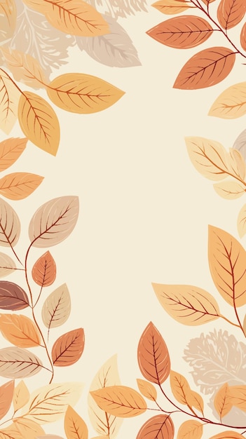 Vector clipart of leaves pattern