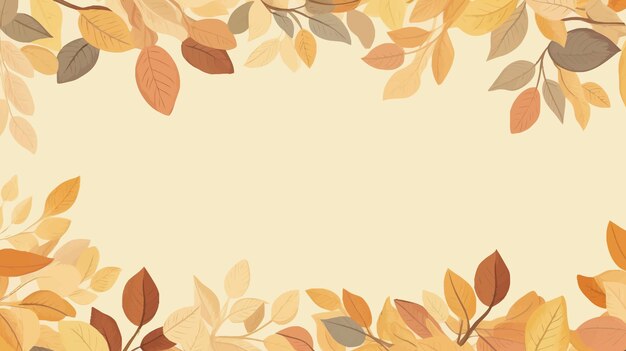 Vector clipart of leaves pattern
