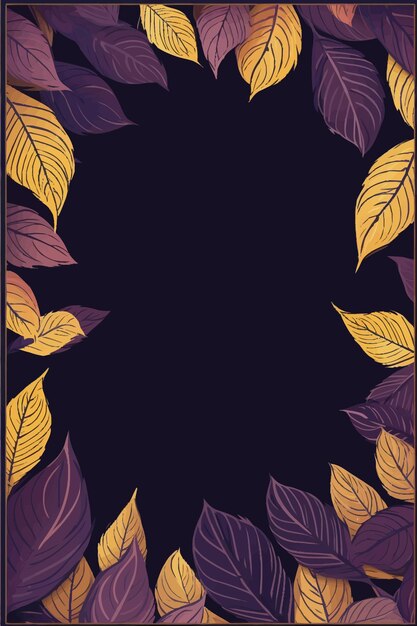 Vector clipart of leaves pattern