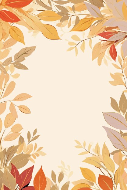 Vector clipart of leaves pattern