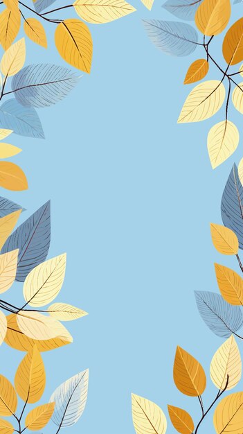 Vector clipart of leaves pattern