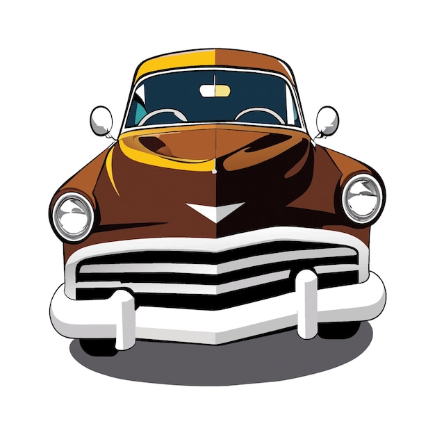 Vector vector clipart of old cars