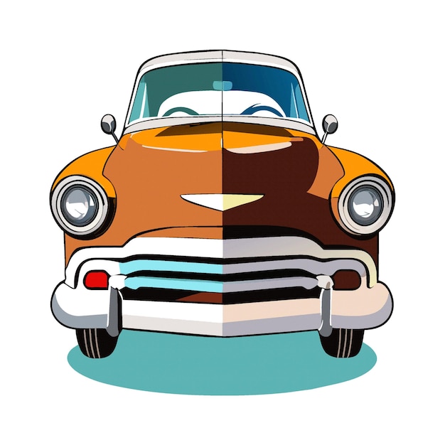 vector clipart van oude auto's