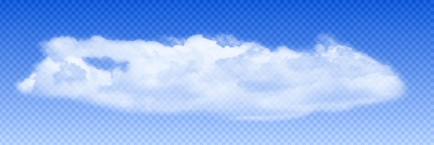 透明な背景のベクトル雲
