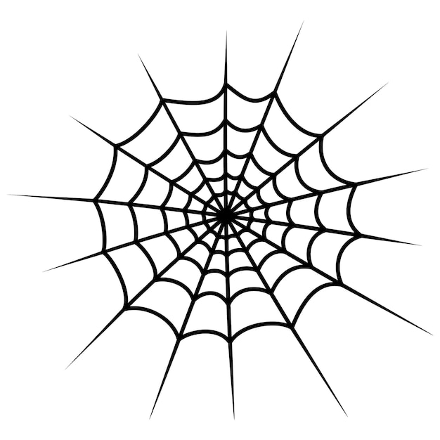 할로윈에 대 한 배경 거미줄에 고립 된 벡터 거미줄