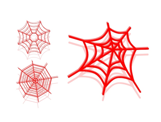 Vector cobwebs and Halloween