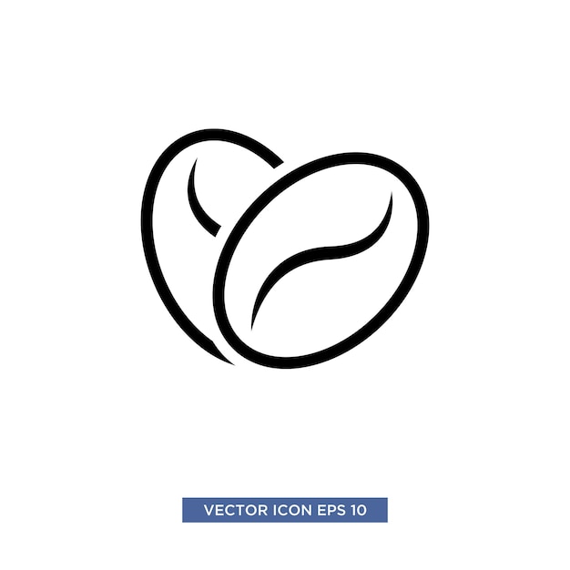 Vector coffee beans icon