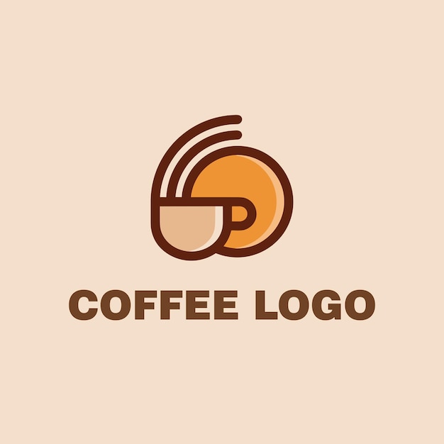vector coffee logo template design for branding design
