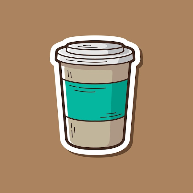 Vector vector coffee shop flat illustration