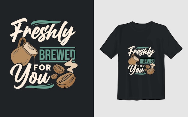 Vector vector coffee tshirt design