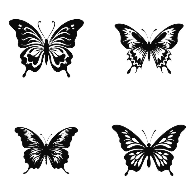 Vector vector a collection of butterfly