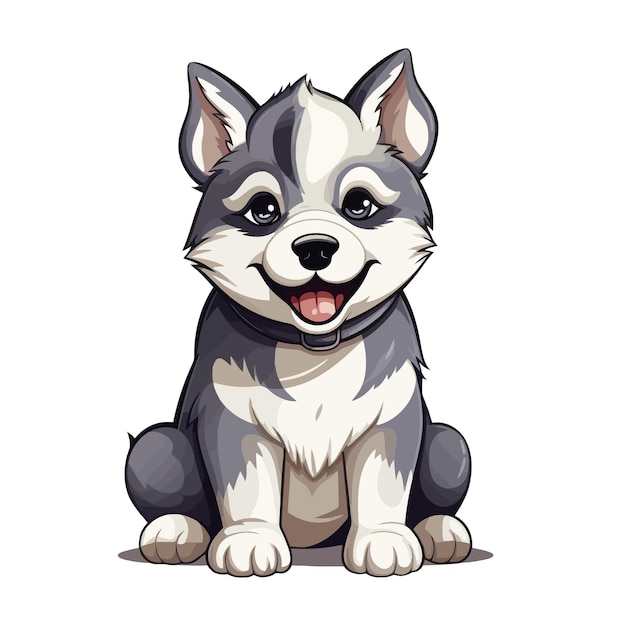 vector collection of cute puppies