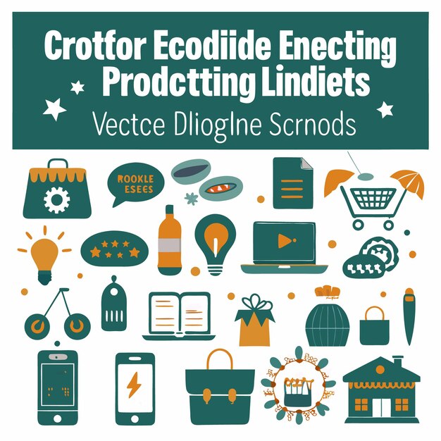vector collection of ecommerce products