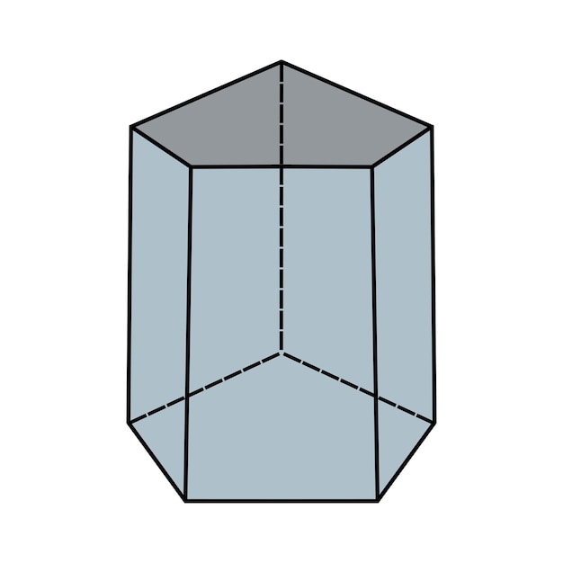 Vettore raccolta vettoriale di illustrazioni di forme geometriche