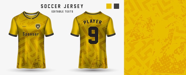 Vector collection of soccer jersey template sport t shirt design 08