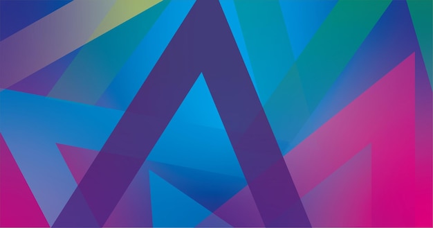 Vector colorful background with triangles