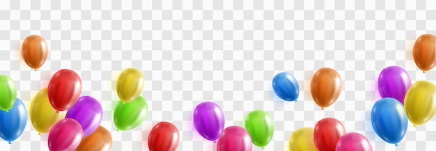 ベクトル色のバルーンを png で隔離する