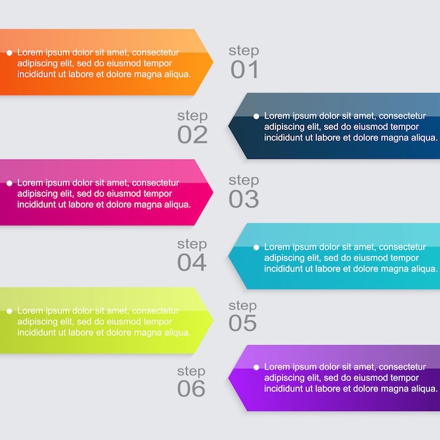 Векторная графика красочная информация для вашей бизнес-презентации.