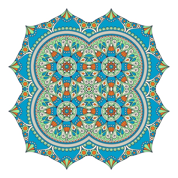 Vector colorful mandala