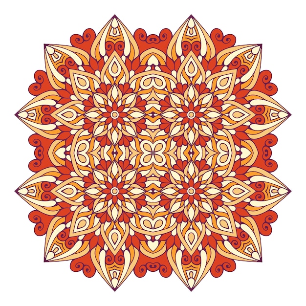 Mandala colorato vettoriale