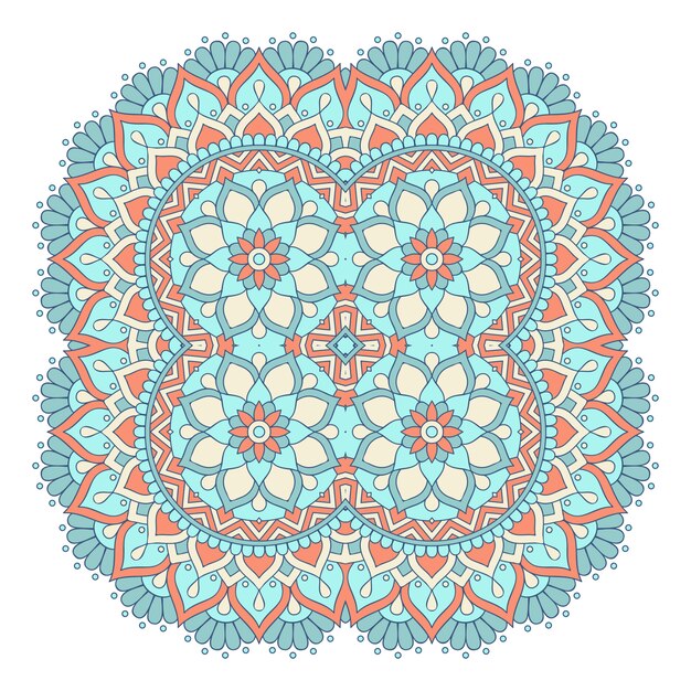 Vector colorful mandala