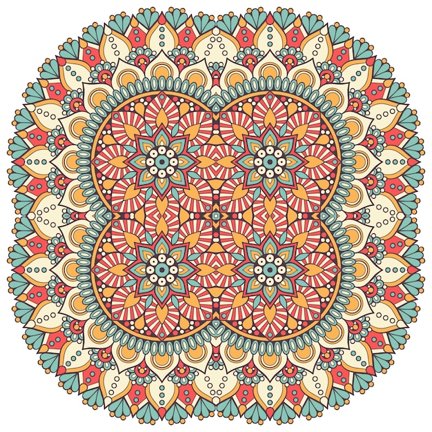 Vector colorful mandala