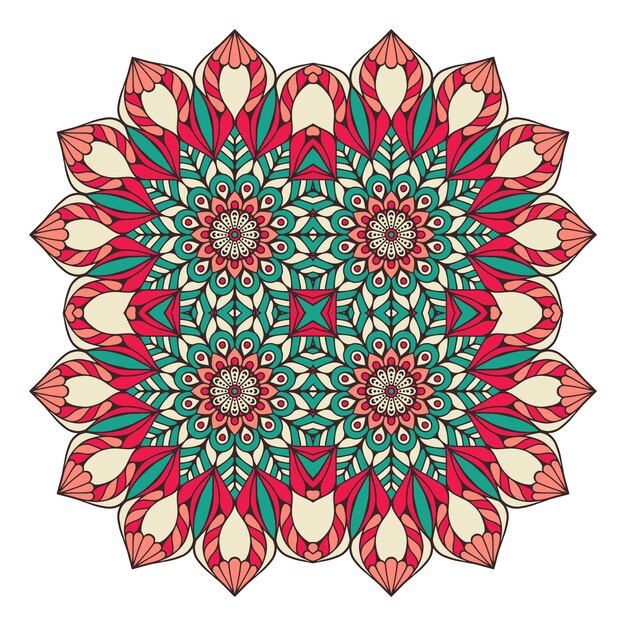 Vector colorful mandala