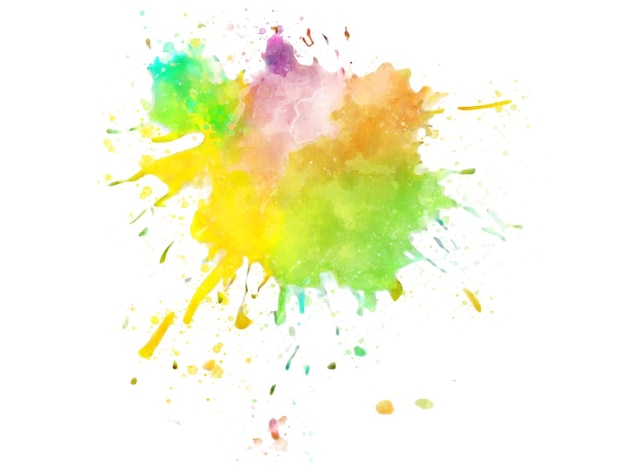 Vector of colorful splash of watercolor.