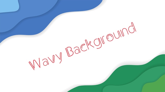 Vector of colorful wavy background good for kid content