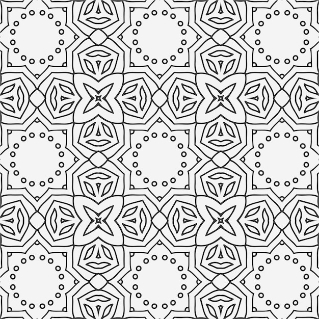 vector coloring  texture geometric flower shapes pattern background