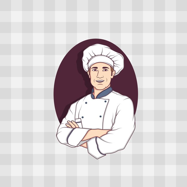 vector coloured chef design