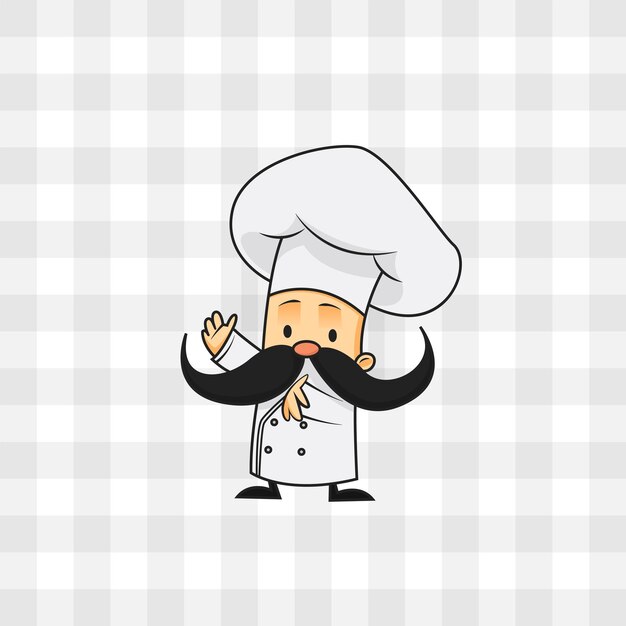 vector coloured chef design