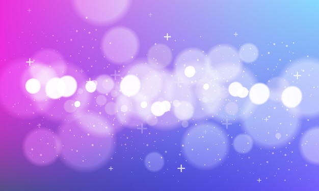 Vector colourful bokeh effect background