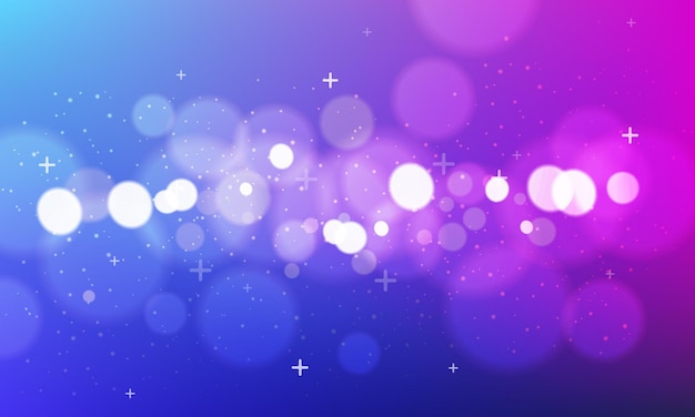 Vector colourful bokeh effect background