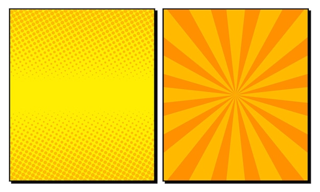 Vector Comic Book Background. Comic Book and Background